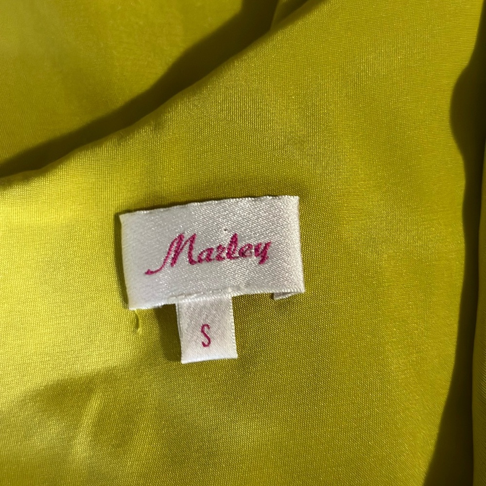 Marley Ruffle One Shoulder Silk Top Small - Picture 3 of 3